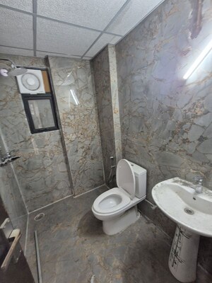 Bathroom in 3 BHK Apartment at Amrapali Terrace Homes, Tech Zone 4 Greater Noida – for Rent