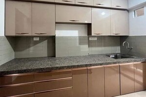 Kitchen in 4 BHK Builder Floor at Chander Nagar – for Sale