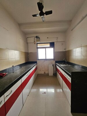 Kitchen in 1 BHK Apartment at Laabh Shubh Sanket Complex, Ghodbunder Road – for Rent