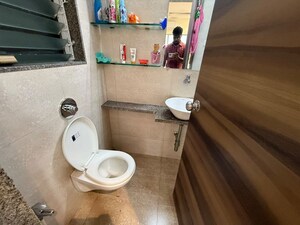Bathroom in 2 BHK Apartment at Palacia Kingston Phase 2, Ghodbunder Road – for Rent