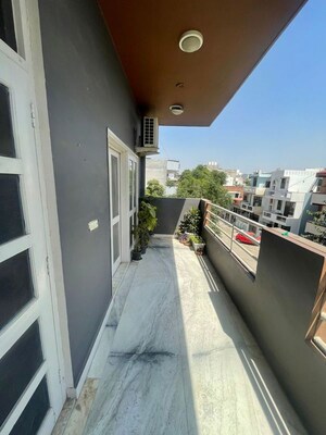 Balcony in 3.5 BHK Apartment at Emaar Emerald Estate, Sector 65 – for Rent