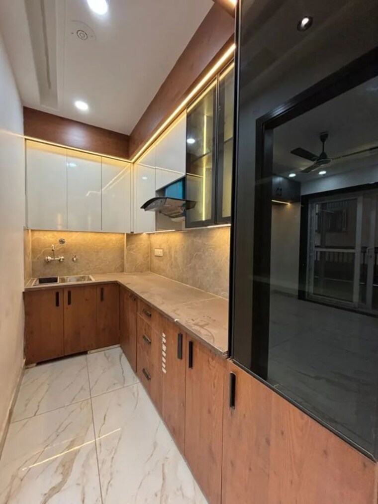 Kitchen, uttam nagar 2 Bedroom 459 Sq.Ft. Builder Floor In Uttam Nagar Delhi 10733478