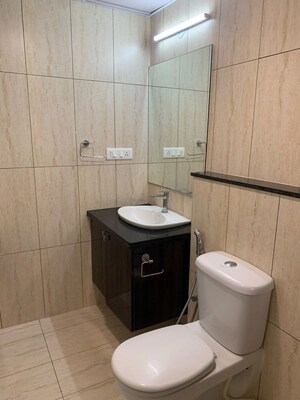 Bathroom in 3.5 BHK Apartment at Prestige Lakeside Habitat, Varthur – for Sale