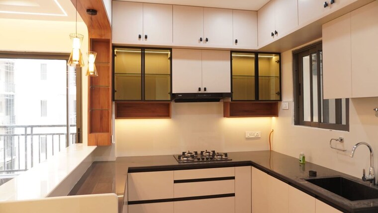 Kitchen, srr-sriram-river-view 3 Bedroom 2055 Sq.Ft. Apartment In Narsingi Hyderabad 10733521