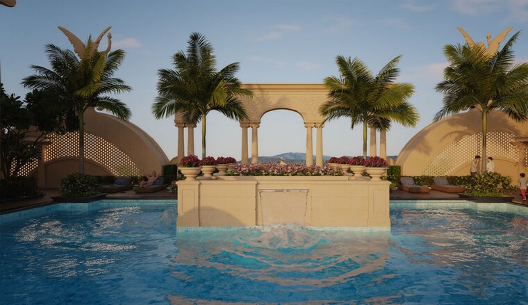 Swimming Pool, tharwani-majestic-towers 2 Bedroom 728 Sq.Ft. Apartment In Kalyan West Thane 10733534