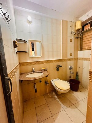 Bathroom in 2 BHK Apartment at Sindhi Society, Chembur – for Rent