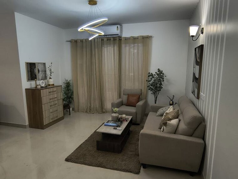 Living Room, hero-homes-palatial 3 Bedroom 1689 Sq.Ft. Apartment In Sector 104 Gurgaon 10733584