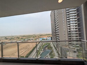 Balcony in 2 BHK Apartment at Krisumi Waterfall Residences, Sector 36a – for Rent