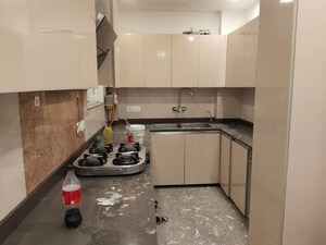 Kitchen in 3 BHK Builder Floor at East Of Kailash – for Rent
