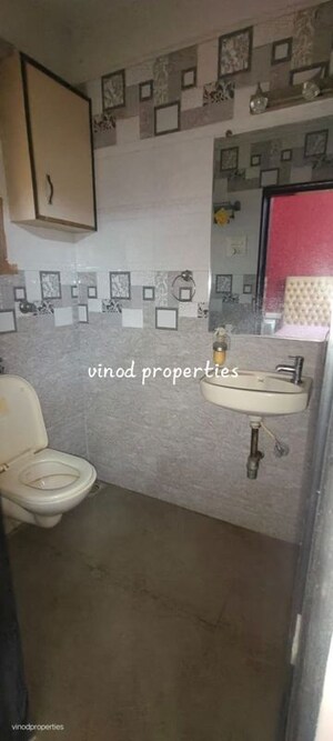 Bathroom in 1 BHK Apartment at Blooming Heights, Powai – for Rent