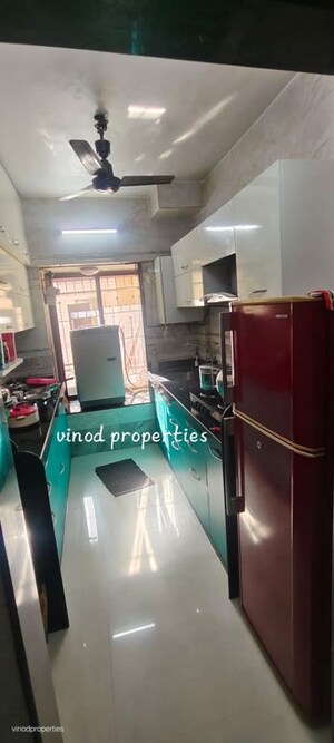 Kitchen in 1 BHK Apartment at Blooming Heights, Powai – for Rent