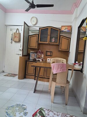 Living Room in 1 BHK Apartment at Gokul Garden CHS, Kandivali East – for Rent