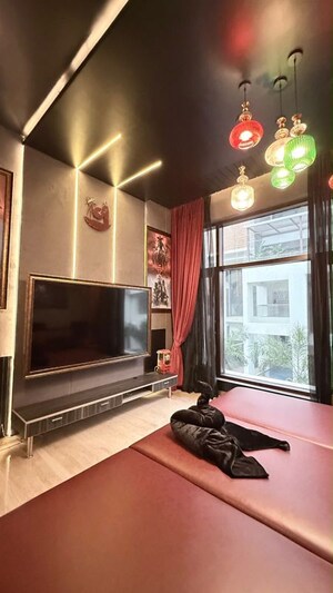 Living Room in 4 BHK Villa at Embassy Grove, Kodihalli – for Sale