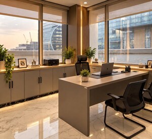 Team Area in  Office Space at Laxmi Tower Bandra East, Bandra East – for Rent