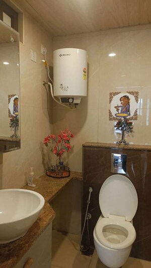Bathroom in 2 BHK Apartment at Aswan Central Boulevard, Halasuru – for Rent