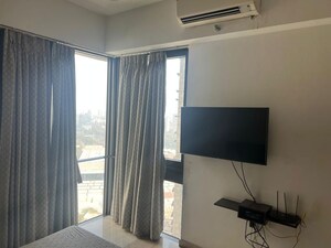 Living Room in 2 BHK Apartment at Lower Parel – for Rent