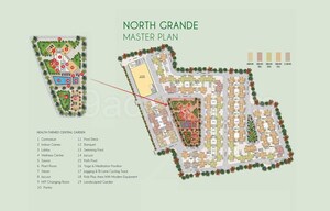 Master Plan in 2 BHK Apartment at Mounthill North Grande, Dum Dum – for Sale