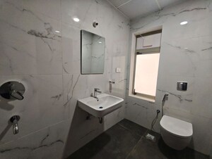 Bathroom in 3 BHK Apartment at Hallmark Treasor, Narsingi – for Rent