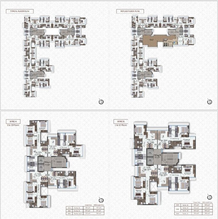 Floor Plan, vaastu-omkar 2 Bedroom 622 Sq.Ft. Apartment In Vile Parle East Mumbai 10733918