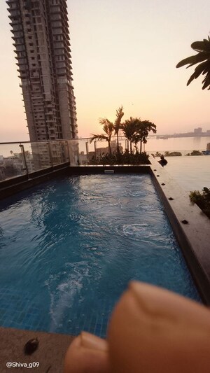 Swimming Pool in 1 BHK Apartment at Prescon Midtown Bay, Mahim West – for Rent