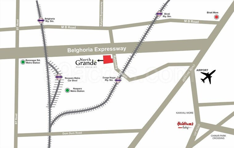 Map Location, mounthill-north-grande 2.5 Bedroom 1175 Sq.Ft. Apartment In Dum Dum Kolkata 10733929