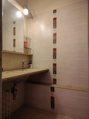 Bathroom in 4 BHK Apartment at Vijay Vilas Taurus Building 11 To 15, Ghodbunder Road – for Sale