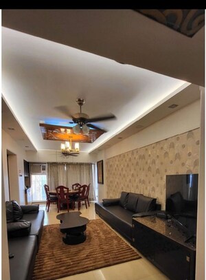 Living Room in 3 BHK Apartment at Royal Classic Co Op Society, Andheri West – for Rent