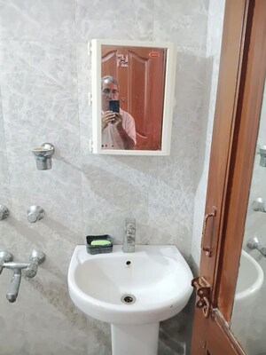 Bathroom in 3 BHK Builder Floor at East Of Kailash – for Rent