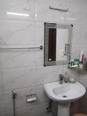 Bathroom in 3 BHK Builder Floor at East Of Kailash – for Rent