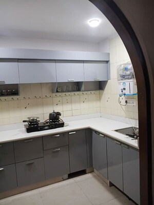 Kitchen in 3 BHK Builder Floor at East Of Kailash – for Rent