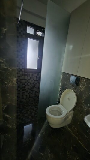 Bathroom in 3 BHK Apartment at Kanakia Miami, Mahim – for Rent