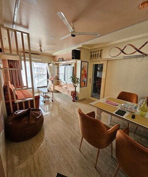 Living Room in 2 BHK Apartment at Je and Vee Vrindavan, Malad East – for Sale