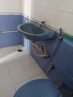 Bathroom in 1 BHK Apartment at Kunal Nakshatram, Chinchwad – for Rent