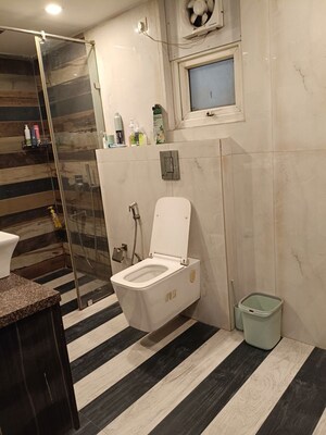 Bathroom in 4 BHK Builder Floor at Maharani Bagh – for Sale