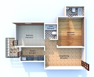 2 BHK Apartment For Rent in Apex Our Homes, Sector 37c