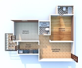 2 BHK 600 Sq.Ft. Apartment in Apex Our Homes