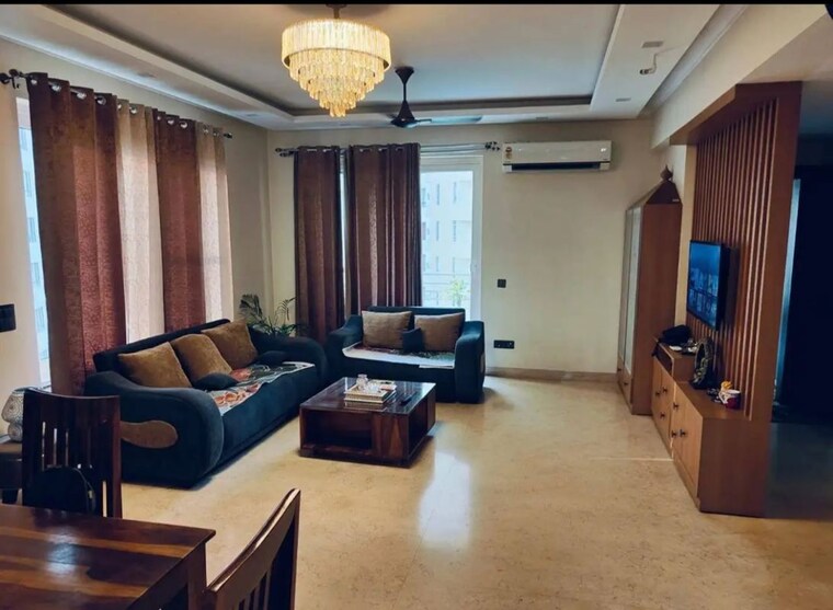 Living Room, unitech-fresco 3 Bedroom 1877 Sq.Ft. Apartment In Sector 50 Gurgaon 10734157