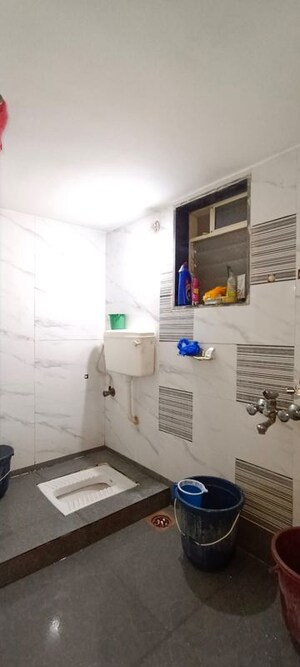 Bathroom in 2 BHK Apartment at Agarwal Vrindavan Gardens, Nalasopara East – for Rent