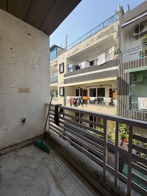 Balcony in 2 BHK Builder Floor at Chattarpur – for Rent