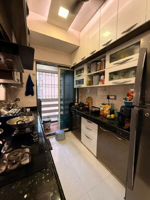 Kitchen in 2 BHK Apartment at Delta Vrindavan, Mira Road – for Rent