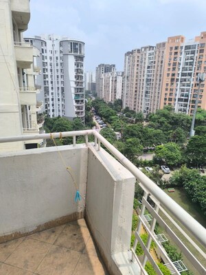 Balcony in 3 BHK Apartment at Parsvnath Planet Plaza, Gomti Nagar – for Rent
