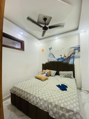 Bedroom in 2 BHK Builder Floor at Dwarka Mor – for Rent