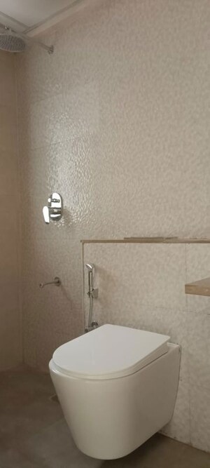 Bathroom in 1 BHK Apartment at Kalpataru Srishti Namaah, Mira Road – for Rent