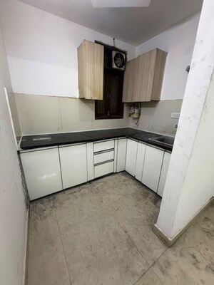 Kitchen in 2 BHK Builder Floor at Chattarpur – for Rent