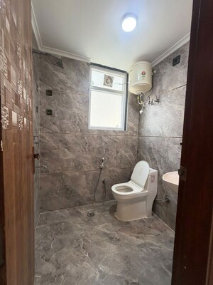Bathroom in 2 BHK Builder Floor at Chattarpur – for Rent