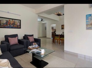 Living Room in 4 BHK Apartment at Satya The Hermitage, Sector 103 – for Rent