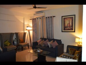 Living Room in 4 BHK Apartment at Satya The Hermitage, Sector 103 – for Rent