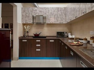 Kitchen in 4 BHK Apartment at Satya The Hermitage, Sector 103 – for Rent