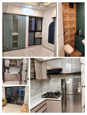 Kitchen in 1 BHK Apartment at Thane West – for Rent
