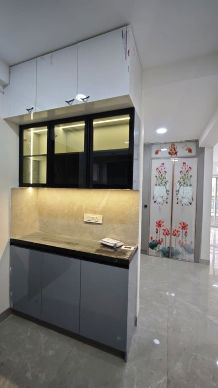 Kitchen, hallmark-skyrena 3 Bedroom 1635 Sq.Ft. Apartment In Narsingi Hyderabad 10734397